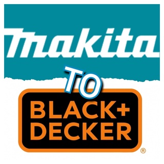 makita lxt 18v batteria nero decker 20v macchina adattatore 3d print model - Mito3D
