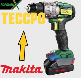 makita teccpo popoman makita teccpo popoman screwdriver battery adapter  3d print model - Mito3D