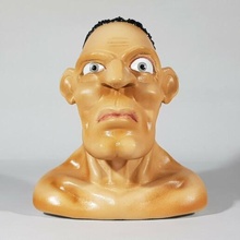 male bust art man character deco 3d print model - Mito3D