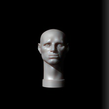 male head - john asaro structure sculpture johnasaro female character guide tool tutorial mesh pkanesoftheface likeness analysis anatomy learning statue printing artwork figure muscles 3dprintable sculpting guides plane manequin 3d print model - Mito3D
