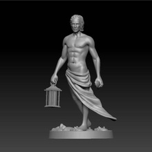 macho superviviente art modelos wargaming tablero de la mesa modelo reino muerte anatomía 3d print model - Mito3D