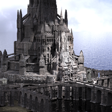 maleficent castle tower 4 3d print model - Mito3D