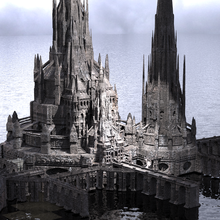 maleficent castle 3d print model - Mito3D
