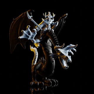 malekithor dragon seraphondrak dark elf elves wargaming fantasy 28mm dungeons tabletop age aos stl true king one druchii 3d print model - Mito3D