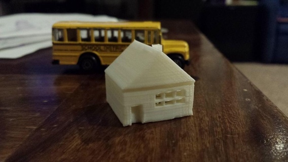 mallory's house Architecture hot wheels matchbox miniature buildings structures achitecture 3d print model - Mito3D