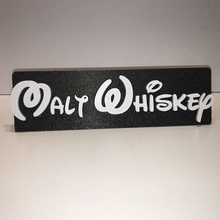 malt whiskey sign magic mouse drink alcohol 3d print model - Mito3D