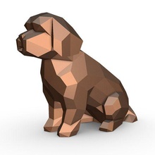 maltalı köpek Evcil Hayvan malta maltı Sanat Yazdır düşük poli 3dprint hayvan minyatürler heykel oyuncak 3d print model - Mito3D