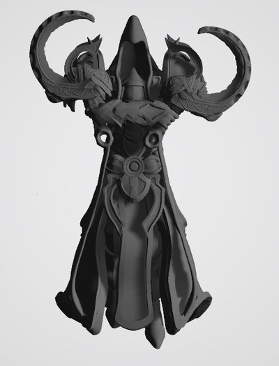 malthael diablo 2 versionen spiel zombizide kunst spielzeug miniatur kriegs spiele serie fantasie mittelalterlich ritter fremder demogorgon 3d print model - Mito3D