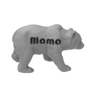 mama bear - gift mom art sculpt sculpture animal miniature statue bust 3d print model - Mito3D