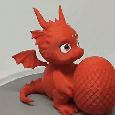 maman dragon huevo cultes mères anillo regalo arte 3d print model - Mito3D