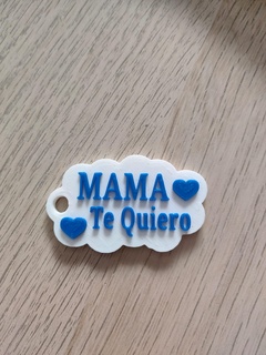 mama keychain mom cloud 3d print model - Mito3D