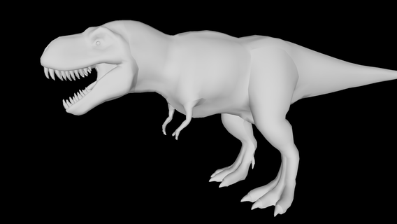Mutter Narbengesicht Kunst Dinosaurier 3d print model - Mito3D