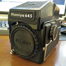mamiya 645 bodycap film lente fotografia slr telecamera 3d print model - Mito3D