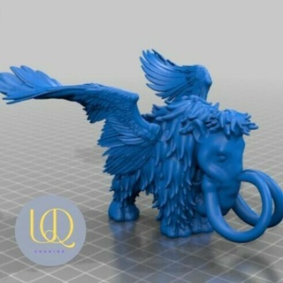 mamut benzersiz 3d üst mamut iyi tasarım mevcut dekor 3d print model - Mito3D