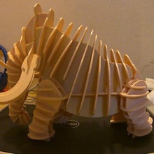 mamut 3d bulmaca mimari oyunlar Sanat oyuncak 3d print model - Mito3D