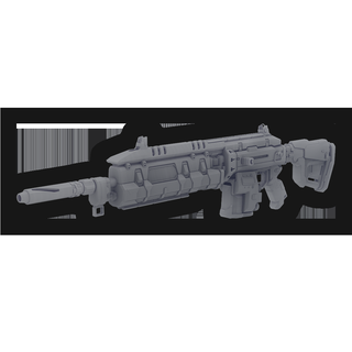 man-o-war assault rifle gun guns callofduty call duty rifles 3d print model - Mito3D