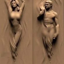 man woman kadın adam cnc Rahatlama yönlendirici 3d print model - Mito3D
