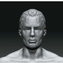 homme Hommes sculpture mannequin visage buste 3d print model - Mito3D