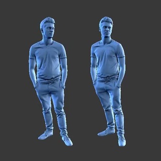 uomo a13 figura diorama arte umano carattere minifigure corpo ragazza femmina 3d print model - Mito3D