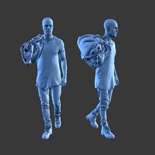 man a20 art human figure 3d print model - Mito3D
