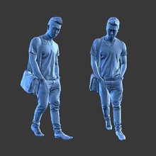 man a21 art human figure 3d print model - Mito3D