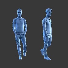 homem a26 arte humano figura 3d print model - Mito3D