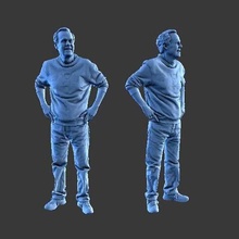 hombre a30 Arte humano figura 3d print model - Mito3D