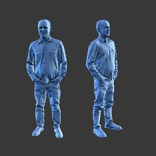 homem a31 figura diorama arte humano personagem minifigura corpo menina fêmea 3d print model - Mito3D
