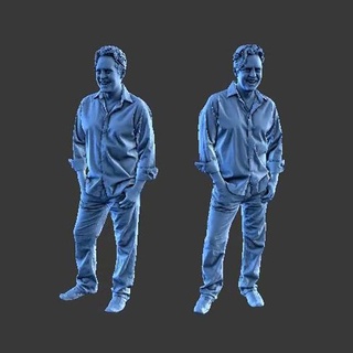 hombre a32 figura diorama Arte humano personaje minifigura cuerpo personas niña hembra 3d print model - Mito3D