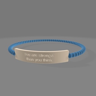 man bracelet blue cyan bracelets jewelry necklaces pins jewelsxcults 3d print model - Mito3D