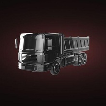 man dump truck 3d print model - Mito3D