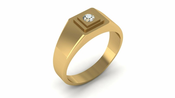 Engagement Ring 3d druckbar Modell 3d print model - Mito3D
