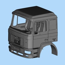 man f2000 body truck printable stl files game rc hobby cars auto automotive model printcar print 18272 tamiya 3d print model - Mito3D