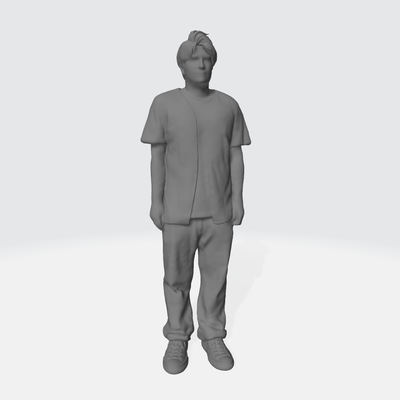 uomo figura in piedi 1 64 3d print model - Mito3D