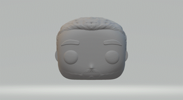 man head 022 funko pop 3D print model - Mito3D