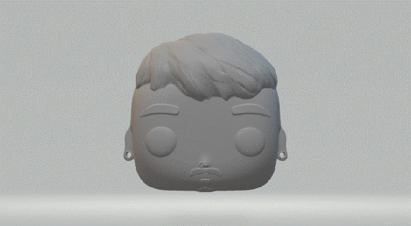 homem cabeça 031 funko pop 3d print model - Mito3D