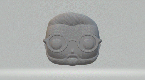 man head 033 funko pop 3d print model - Mito3D