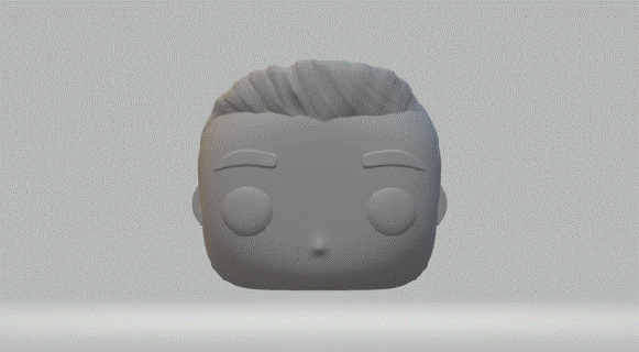 man head 036 funko pop 3d print model - Mito3D