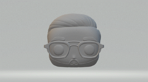 hombre cabeza 038 funko popular 3d print model - Mito3D