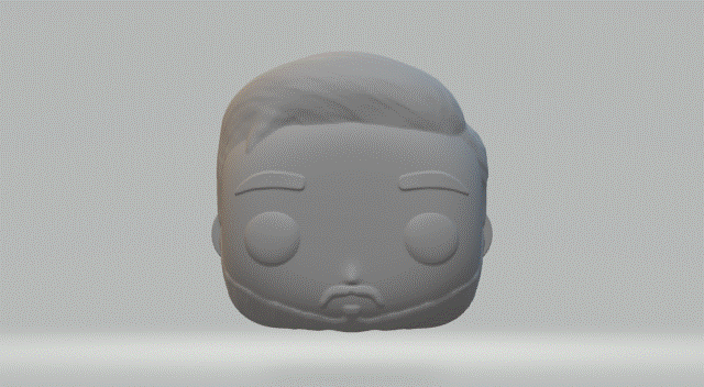 man head 044 funko pop 3D print model - Mito3D