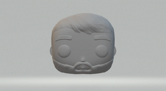 man head 047 funko pop 3d print model - Mito3D