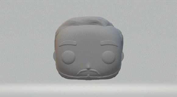 man head 053 funko pop 3d print model - Mito3D