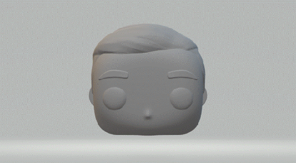 man head 056 funko pop 3d print model - Mito3D
