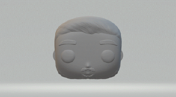 man head 062 funko pop 3d print model - Mito3D