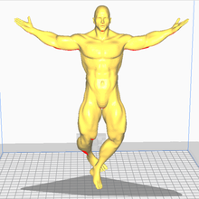el hombre pose art sexy escultura estrella actor porno 3d print model - Mito3D
