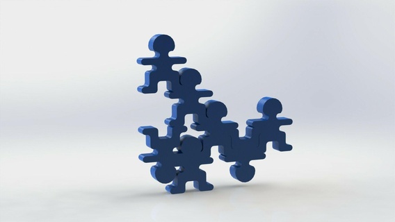 man puzzle 3d print model - Mito3D