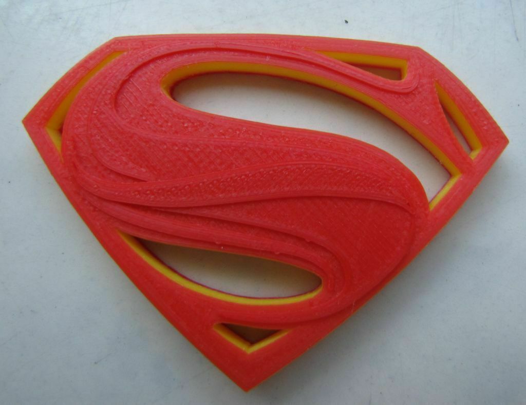 man steel superman logo movie pendant gadget 3D print model - Mito3D