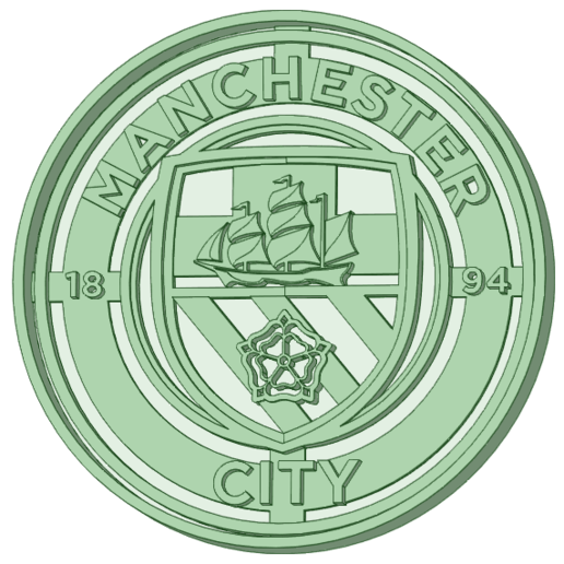 o manchester city cortador de cookie ferramenta cidade 3D print model - Mito3D