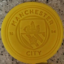 manchester city embosser ideal cupcake decoration 3d print model - Mito3D