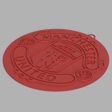 manchester united emblem england city logo coat arms art keychain 3d print model - Mito3D